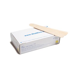 Caja depresores de madera para tatuajes o uso médico